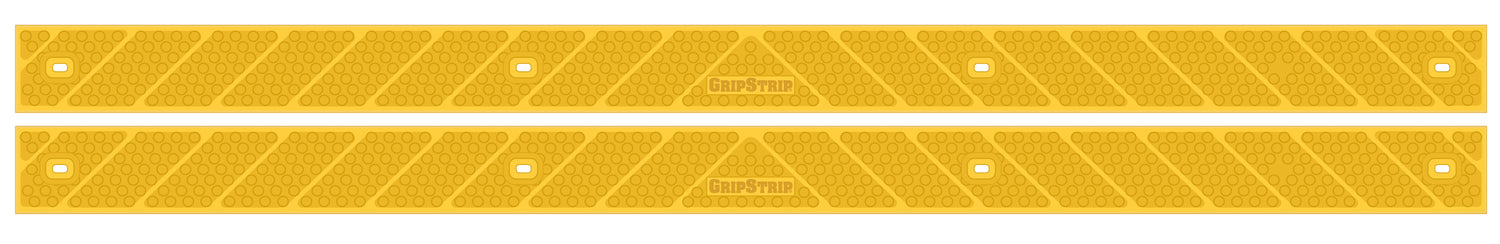 GripStrip 2" x 32" Anti Slip Stair Strips Dark Yellow