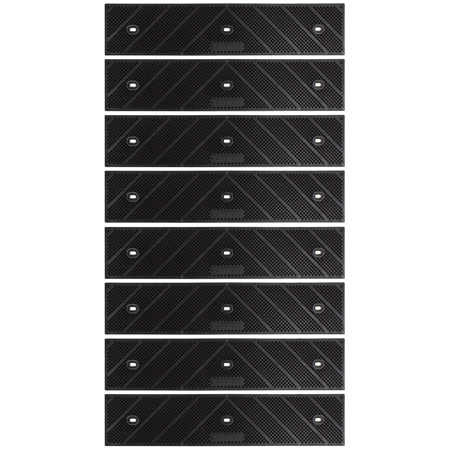 Black GripStrip Max 3.25" x 15" Black Anti slip Stair tread Strips Black Anti slip Strips screws included 2 Pack screws included 8 Pack