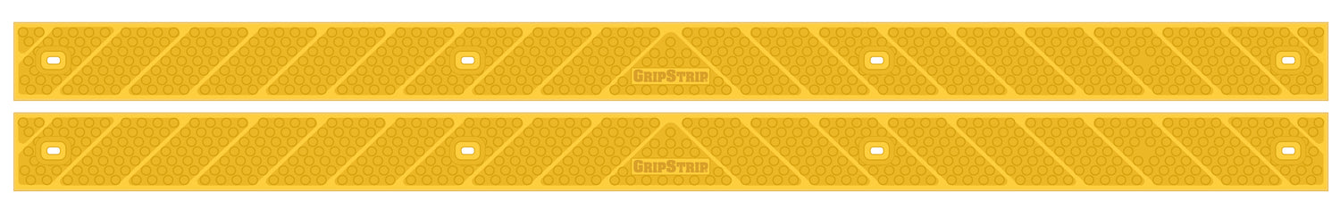 GripStrip 2" x 32" Anti Slip Stair Strips Dark Yellow