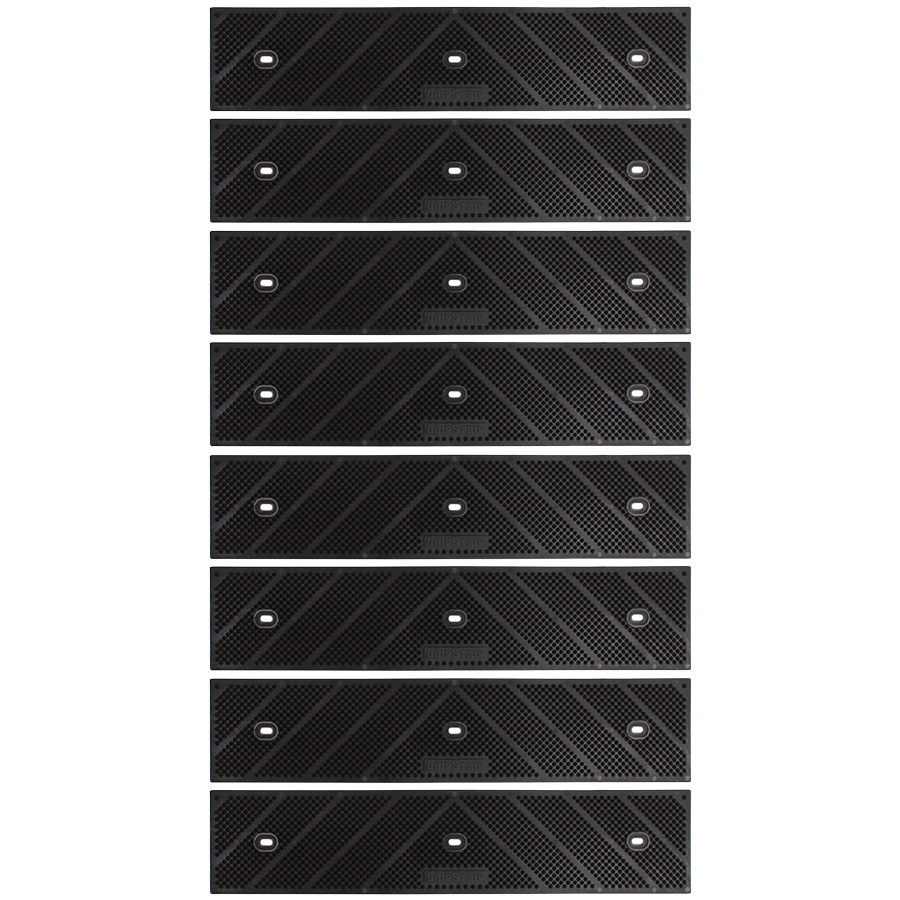  Black GripStrip Max 3.25" x 15" Black Anti slip Stair tread Strips Black Anti slip Strips screws included 2 Pack screws included 8 Pack