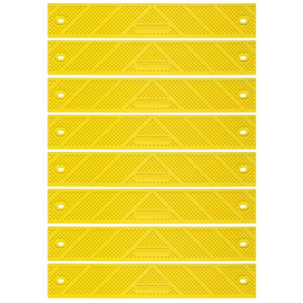 GripStrip Extension 2" x 12" Individual Stair Treads Yellow 8 Pack screws included